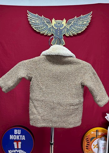 Kürk Detaylı Erkek Çocuk Yün Kaban - Görsel 3