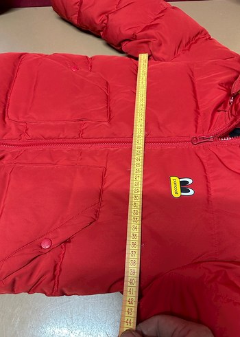 Kırmızı Fermuarlı Erkek Çocuk Mont - Görsel 4