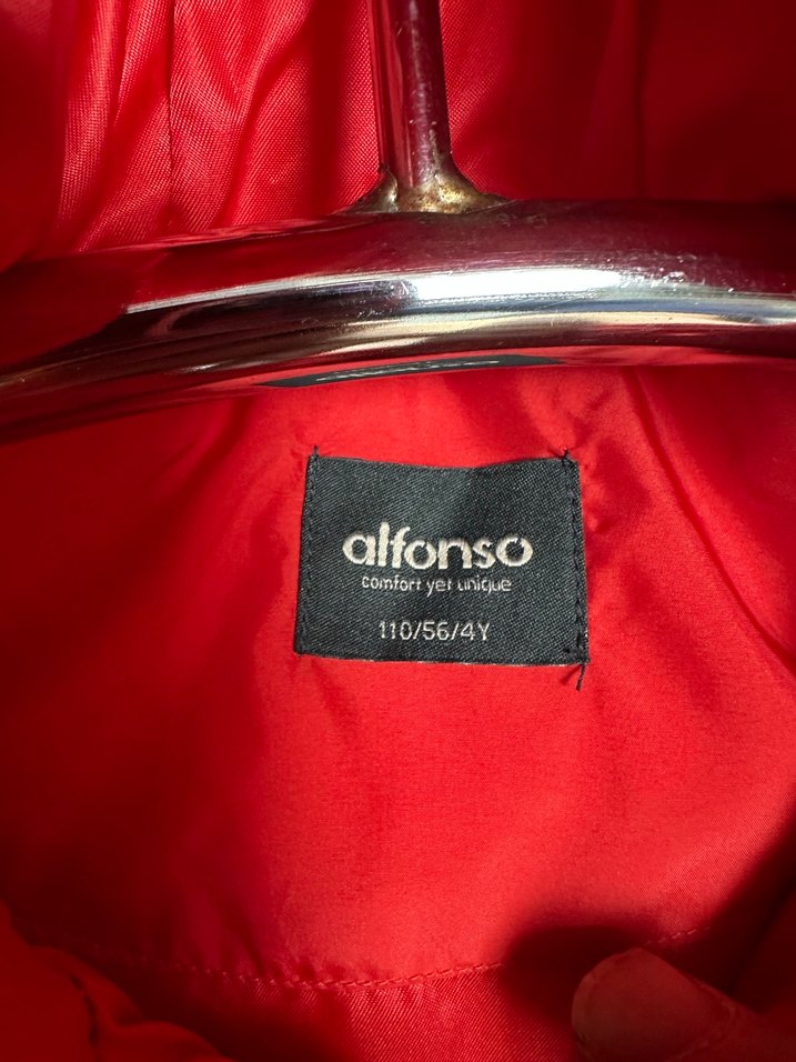 Alfanso Avrupa  Kırmızı Erkek Çocuk Mont - Görsel 2