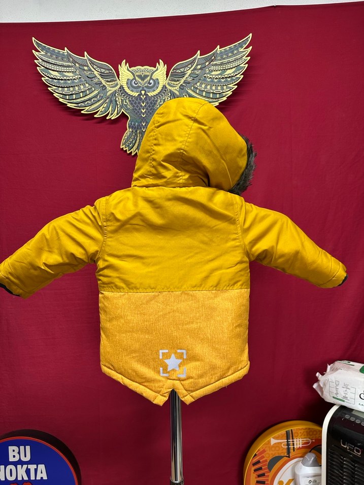 Prımark Sarı Kürklü Erkek Çocuk Mont - Görsel 3