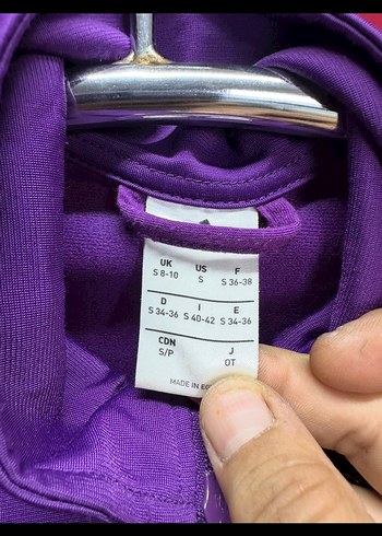 s Beden Adidas eşofman üstü