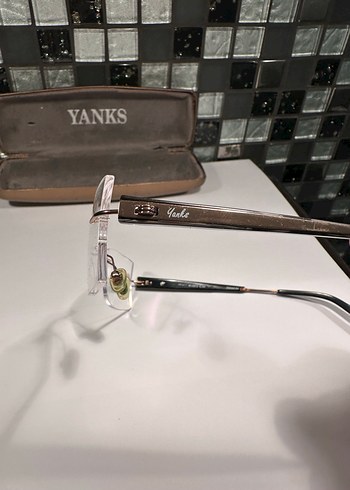 Beden altın Renk Yanks titanyum bay Gözlük çerçevesi