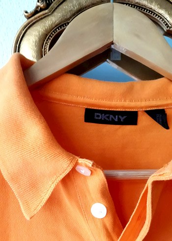 Turuncu DKNY Erkek Street Wear Rozet