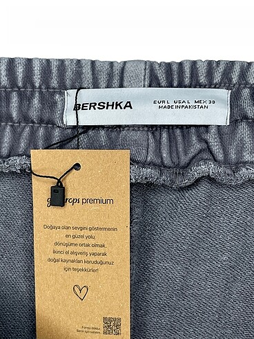 l Beden gri Renk Bershka Eşofman Altı %70 İndirimli.