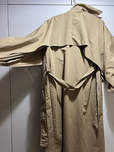 l Beden camel Renk Etiketli Trench