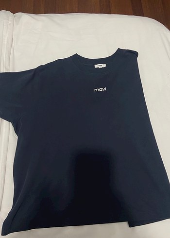 Mavi kısa kollu tişort - Görsel 2