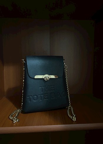 Siyah Deri Kadın Omuz Çantası - Görsel 2