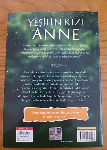 Yeşilin Kızı Anne - L.M. Montgomery - Görsel 2