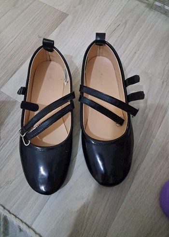 lcw Kız Çocukları İçin Siyah Tokalı Babet Ayakkabı - Görsel 5