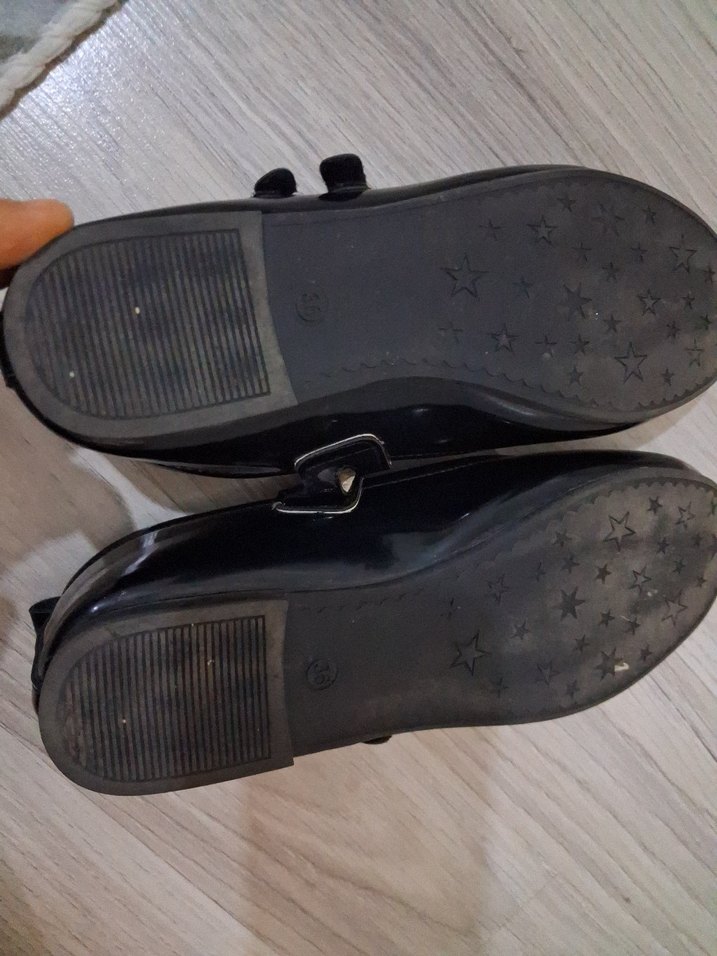 lcw Kız Çocukları İçin Siyah Tokalı Babet Ayakkabı - Görsel 4