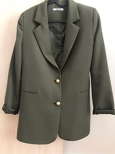 s Beden haki Renk blazer ceket