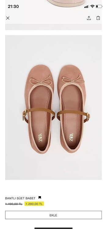 38 Beden Zara babet