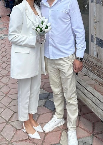 Beyaz ceket - Görsel 2