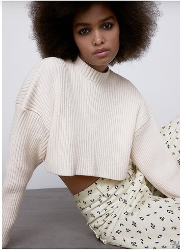 Zara crop kazak s 