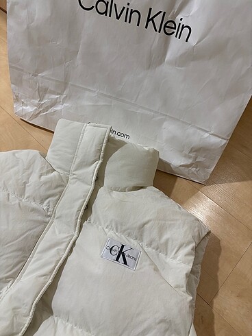 s Beden beyaz Renk Calvin Klein yelek