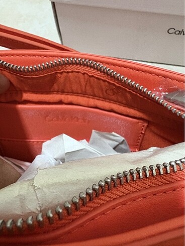  Beden turuncu Renk Calvin Klein Çanta