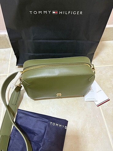  Beden haki Renk Tommy hilfiger çanta