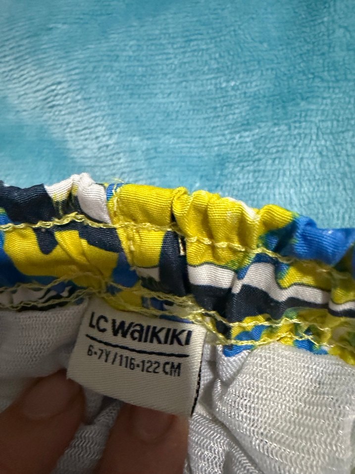 Erkek Renkli Salaş Bağcıklı Şort - Görsel 4