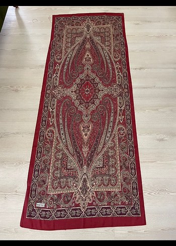 Diğer Bordo İpek Görünümlü Bohem Şal