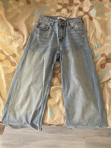 Pull and Bear Pull bear baggy wide leg jean