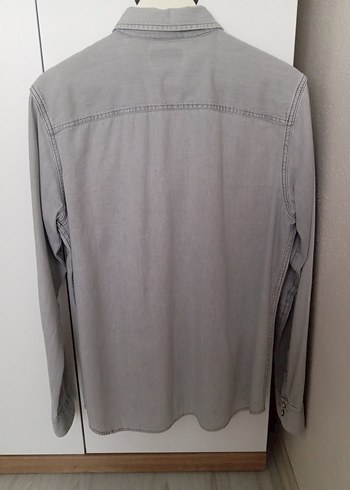 Jack jones 
Gri Denim Düğmeli Erkek Gömlek - Görsel 5