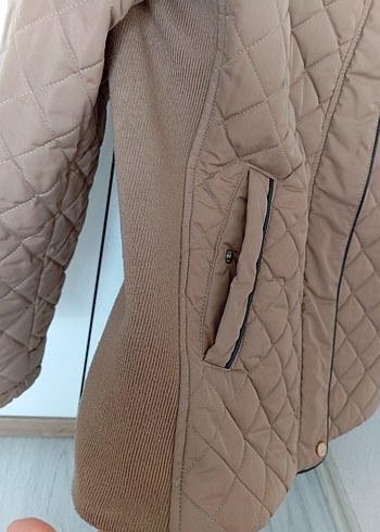 Kahverengi Kadın Kapitone Ceket - Görsel 2