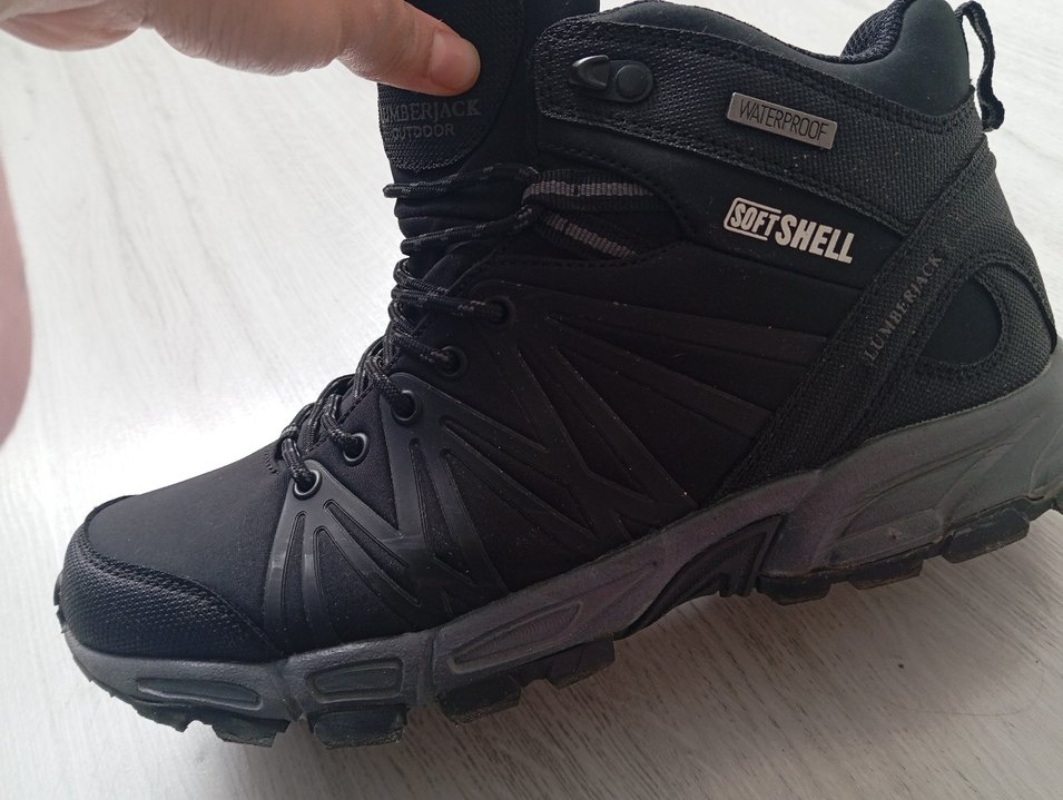 Siyah Bağcıklı Erkek Outdoor Bot - Görsel 2