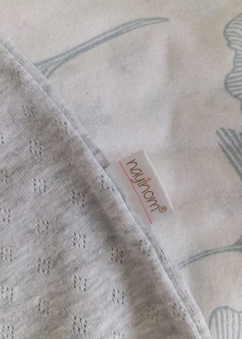 Gri Kolsuz nayinom Bebek Body - Görsel 3