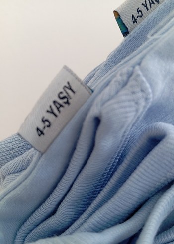 Mavi Pamuklu Kolsuz Bebek Body - Görsel 2