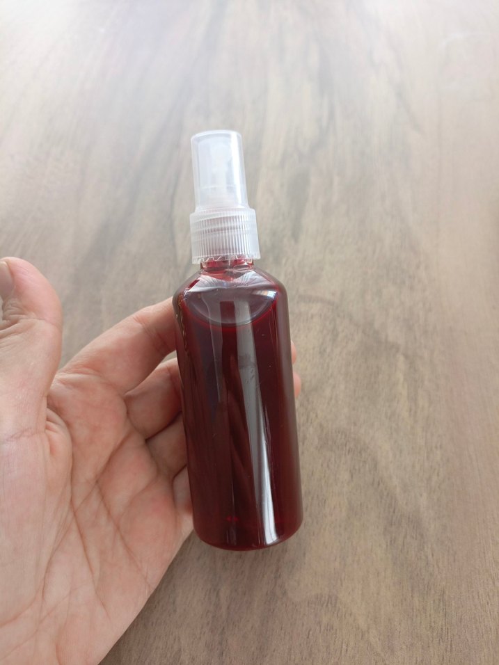 Şeffaf Püskürtücülü Kırmızı sarı kantoron yağı - Görsel 2