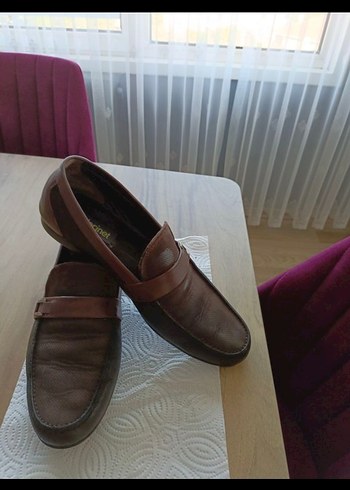 Kemal Tanca Klasik Kahverengi Deri Tokalı Erkek Ayakkabı