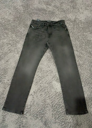 Gri Regular Fit Erkek Kot Pantolon 32/30 beden