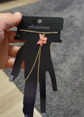 Bohemkelebekli Zincir Detaylı Kadın El Zinciri - Görsel 3