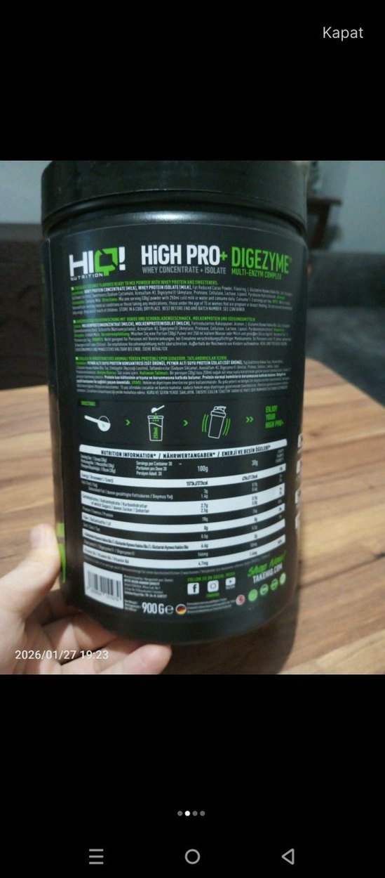HiGHPRO+ Whey Konsantre ve İzolat Tozu - Görsel 2