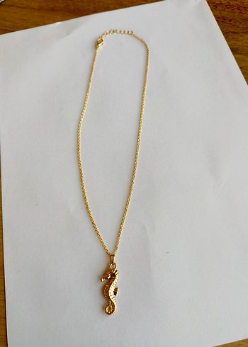 Altın Renkli Denizatı Kolye - Görsel 5