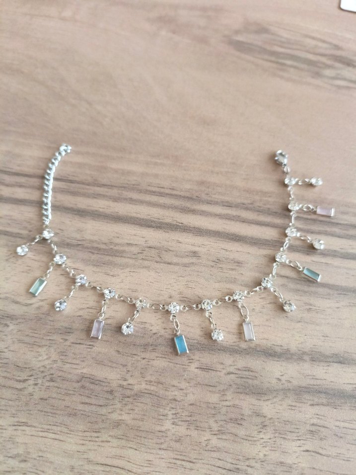 Turkuaz Boncuklu Bohem Halhal - Görsel 3