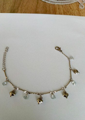 Altın Renkli Boncuklu Minimalist Bileklik - Görsel 6