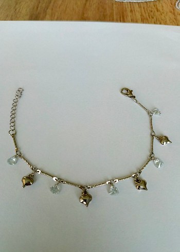 Altın Renkli Boncuklu Minimalist Bileklik - Görsel 3