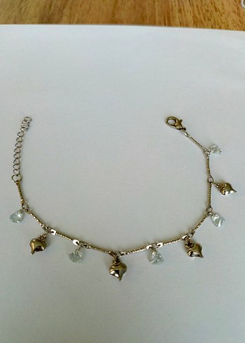 Altın Renkli Boncuklu Minimalist Bileklik - Görsel 2