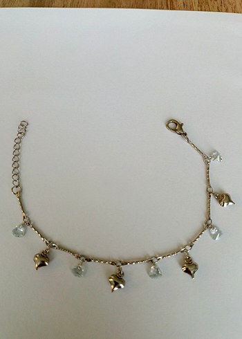 Altın Renkli Boncuklu Minimalist Bileklik - Görsel 4