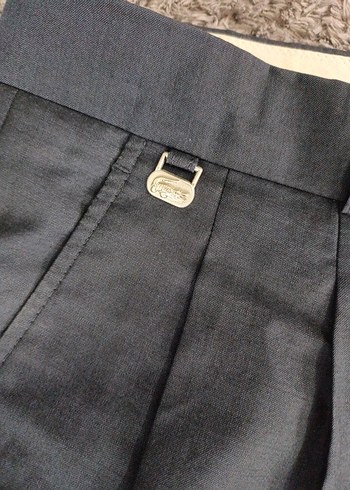 Lacoste Gri Erkek Ofis Pantolonu Pilili Normal Kesim - Görsel 4