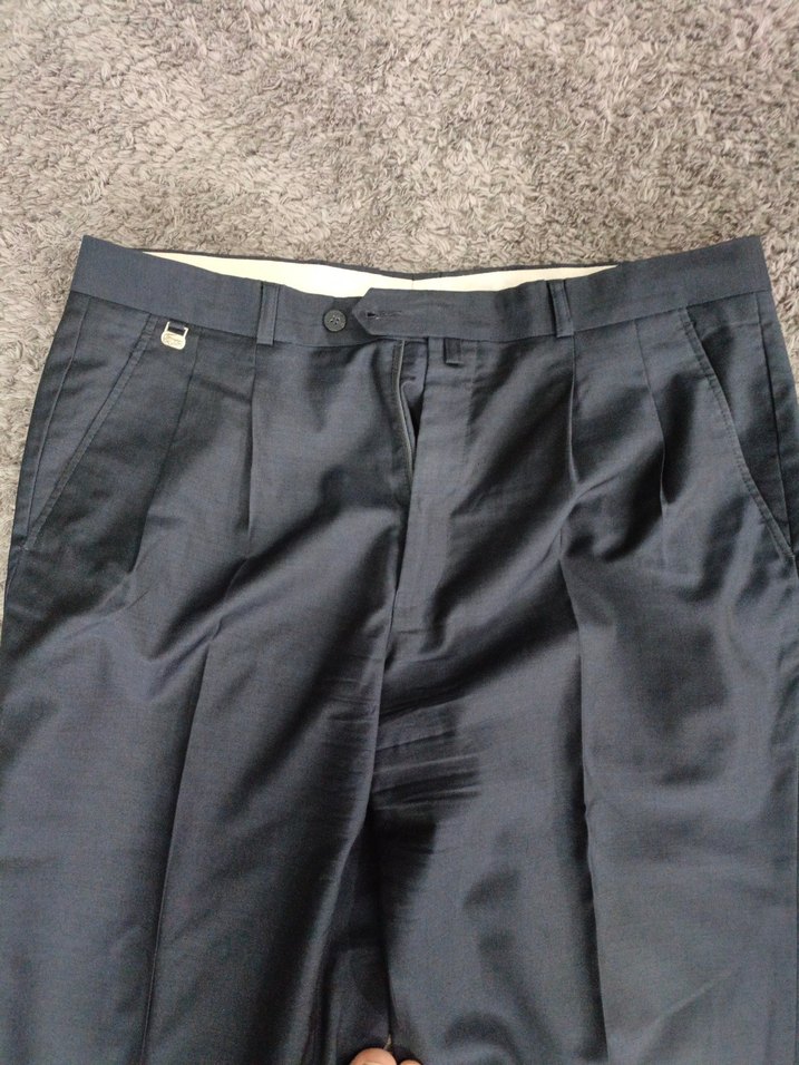 Lacoste Gri Erkek Ofis Pantolonu Pilili Normal Kesim - Görsel 3