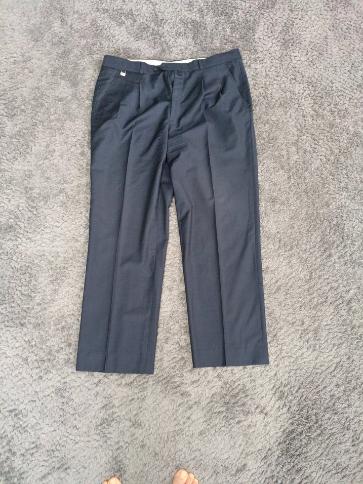 Lacoste Gri Erkek Ofis Pantolonu Pilili Normal Kesim - Görsel 2