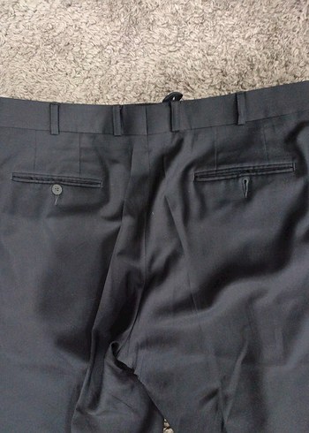 Erkek Lacivert Piliseli Normal Kesim Pantolon - Görsel 8