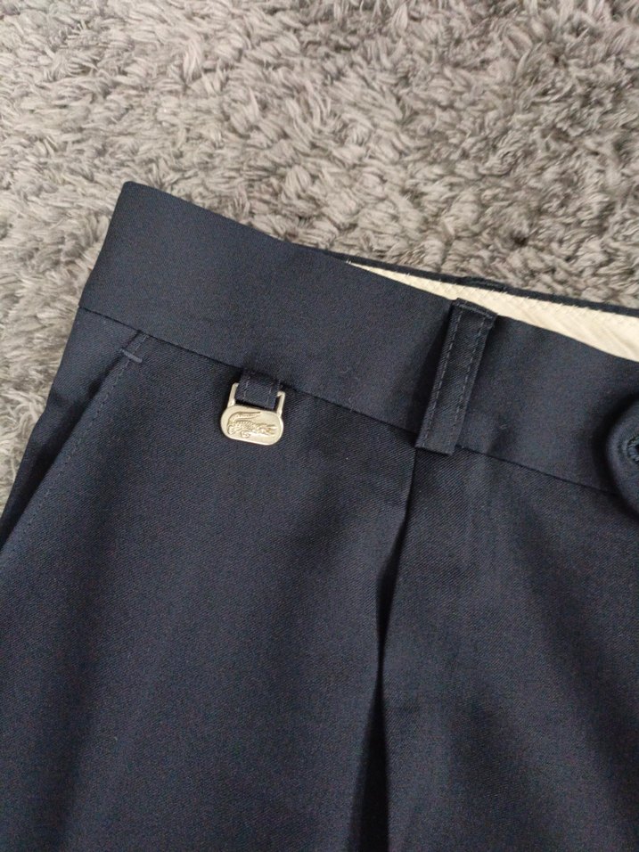 Erkek Lacivert Piliseli Normal Kesim Pantolon - Görsel 4