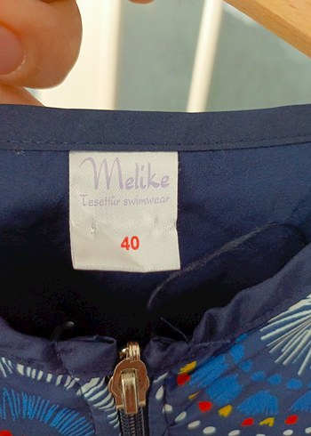 Renkli Baskılı Mavi Haşema - Görsel 9