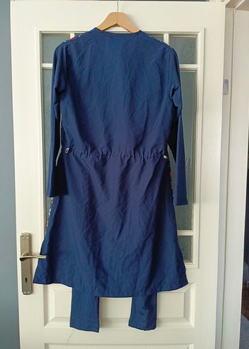 Renkli Baskılı Mavi Haşema - Görsel 8