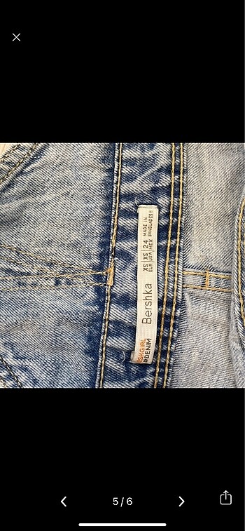 xs Beden Bershka