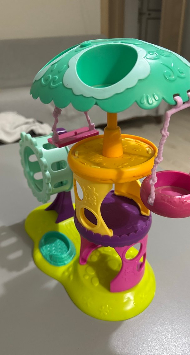 LPS Miniş Renkli Dönen Salıncak ve Dönme Dolap Oyuncak - Görsel 2