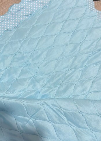 Mavi Puantiyeli yatak örtüsü ikili tek fiyat - Görsel 3